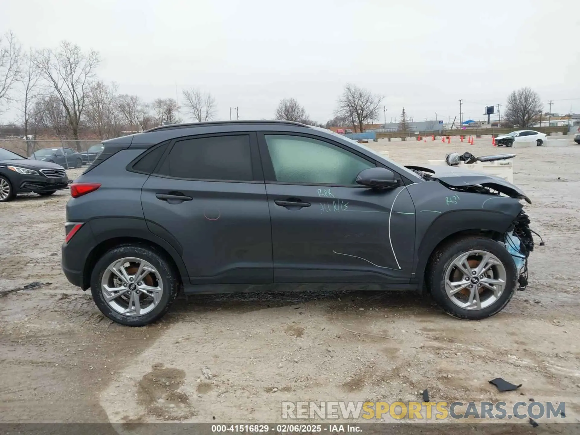 14 Photograph of a damaged car KM8K62AB8PU936451 HYUNDAI KONA 2023
