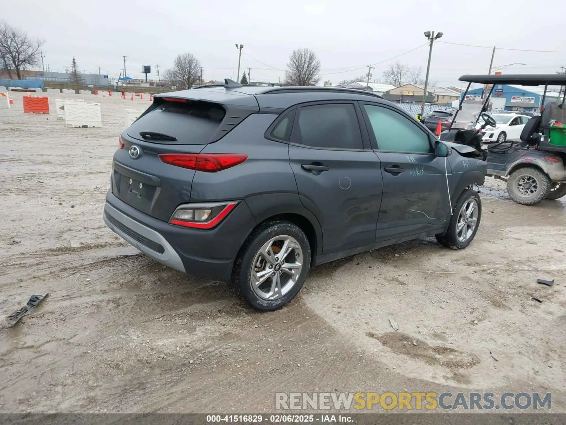 4 Photograph of a damaged car KM8K62AB8PU936451 HYUNDAI KONA 2023