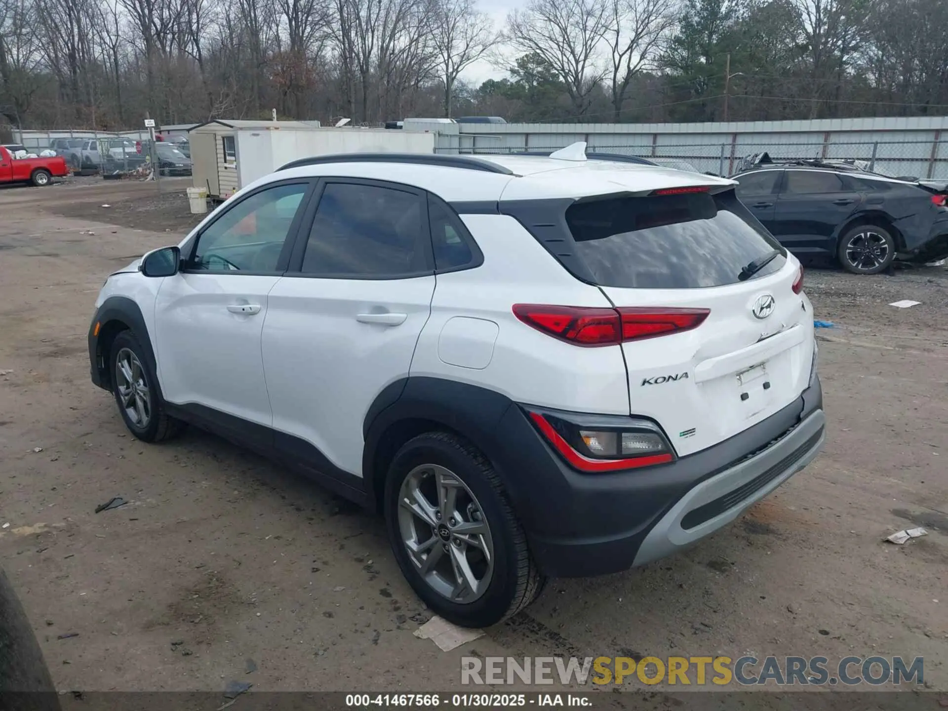 3 Photograph of a damaged car KM8K62AB8PU967862 HYUNDAI KONA 2023