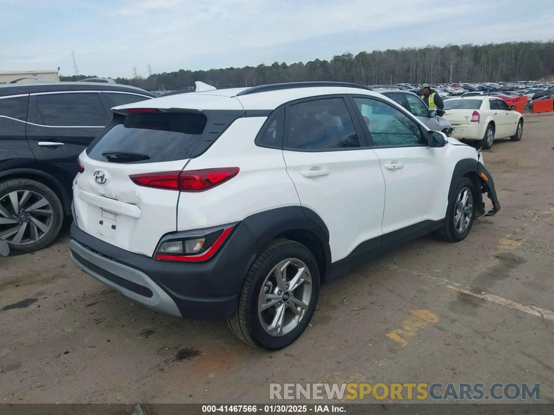 4 Photograph of a damaged car KM8K62AB8PU967862 HYUNDAI KONA 2023