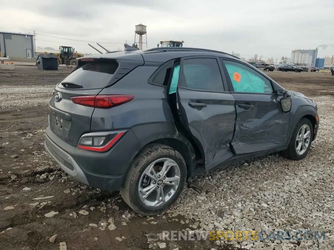 3 Photograph of a damaged car KM8K62AB8PU997749 HYUNDAI KONA 2023