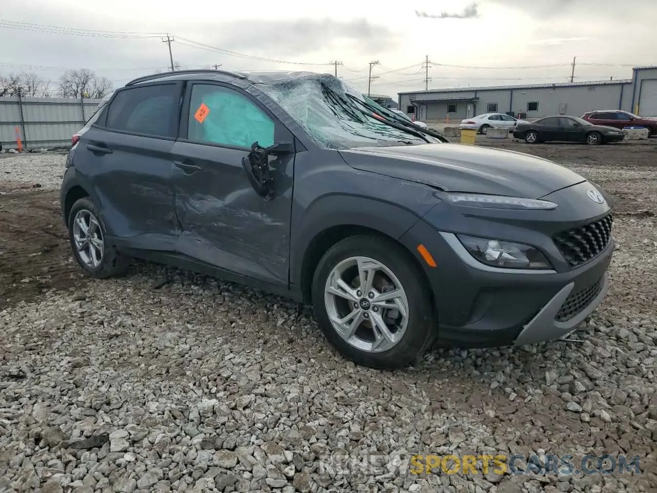 4 Photograph of a damaged car KM8K62AB8PU997749 HYUNDAI KONA 2023