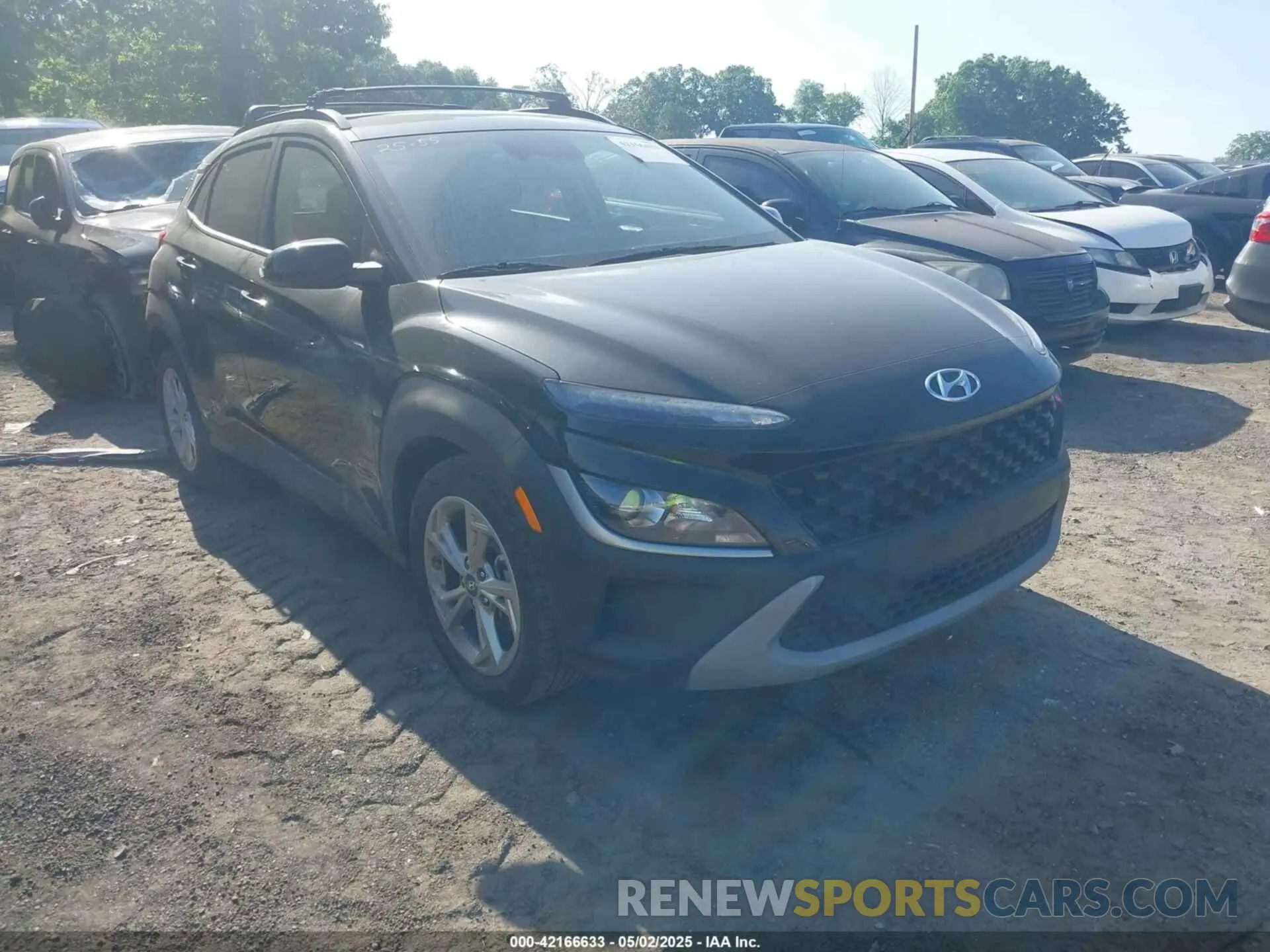 1 Photograph of a damaged car KM8K62ABXPU040491 HYUNDAI KONA 2023