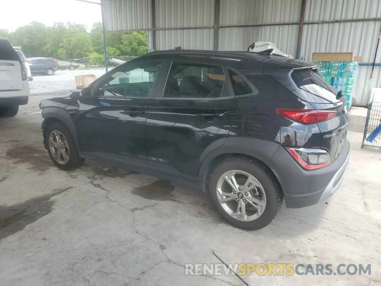 2 Photograph of a damaged car KM8K62ABXPU975591 HYUNDAI KONA 2023
