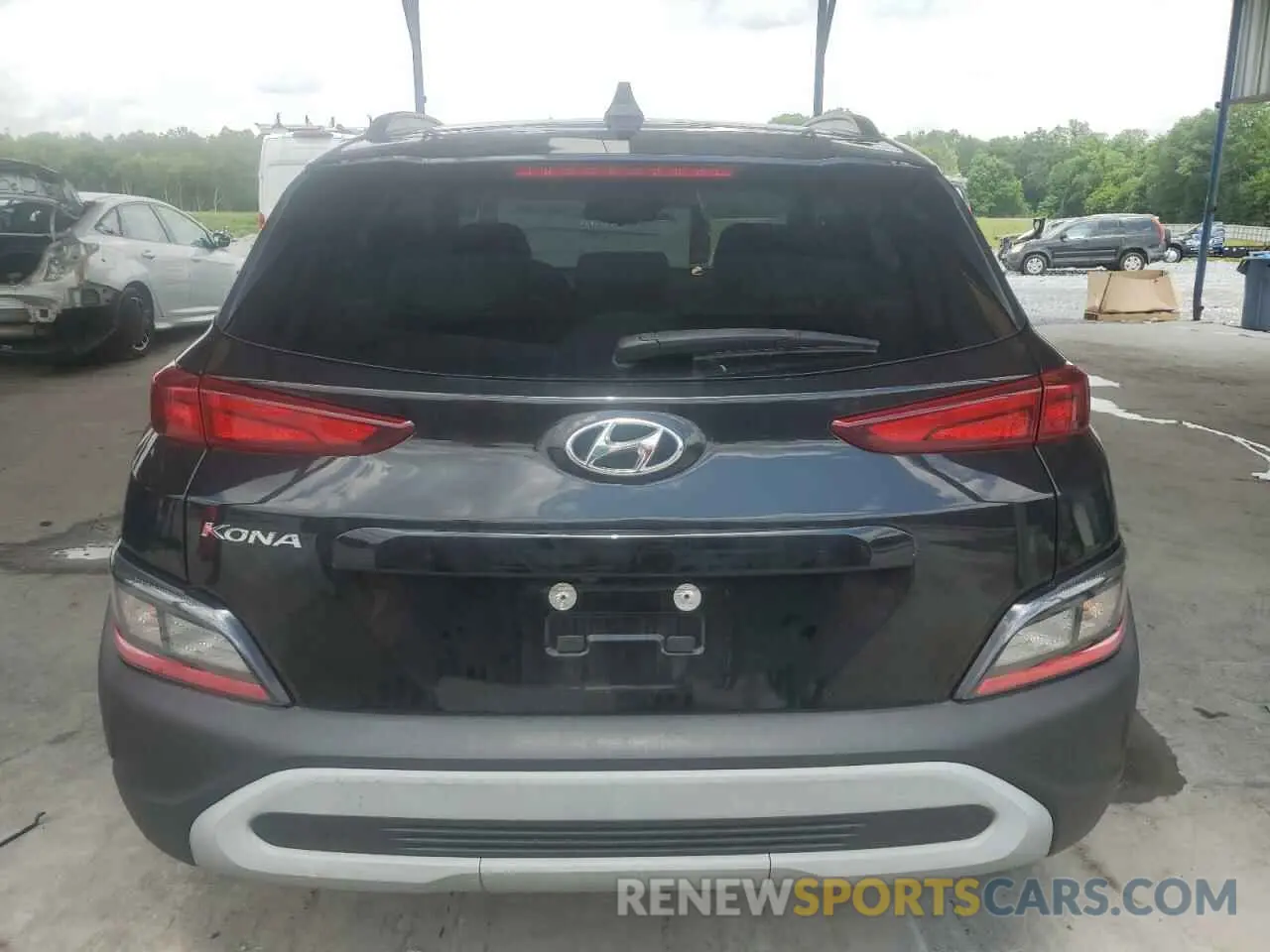 6 Photograph of a damaged car KM8K62ABXPU975591 HYUNDAI KONA 2023