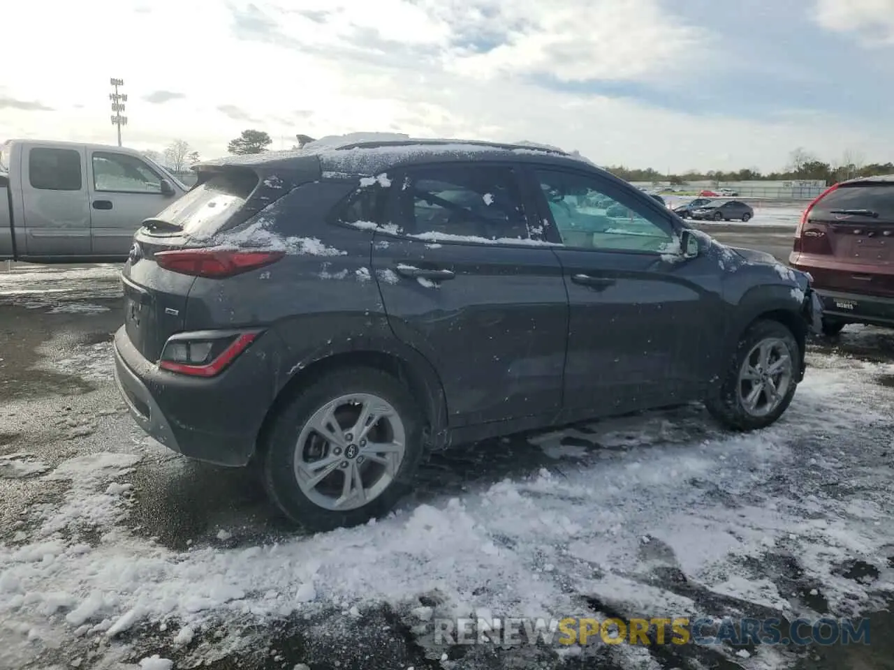 3 Photograph of a damaged car KM8K6CAB0PU000300 HYUNDAI KONA 2023