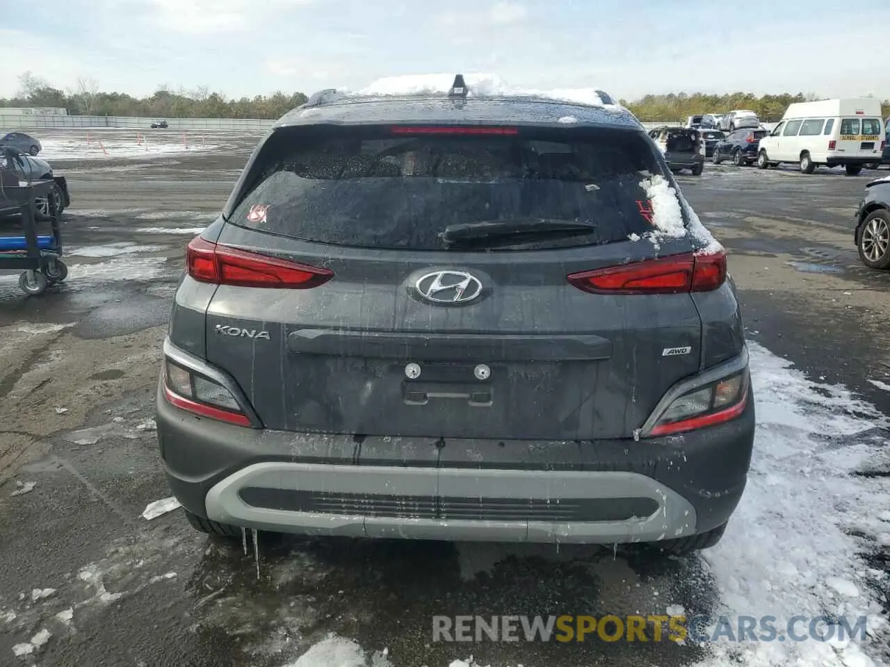 6 Photograph of a damaged car KM8K6CAB0PU000300 HYUNDAI KONA 2023