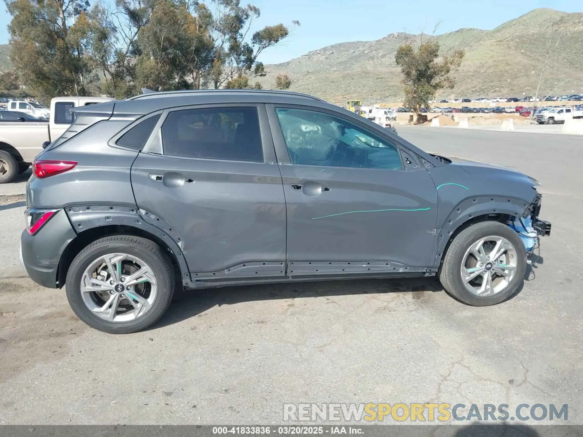 14 Photograph of a damaged car KM8K6CAB0PU060304 HYUNDAI KONA 2023
