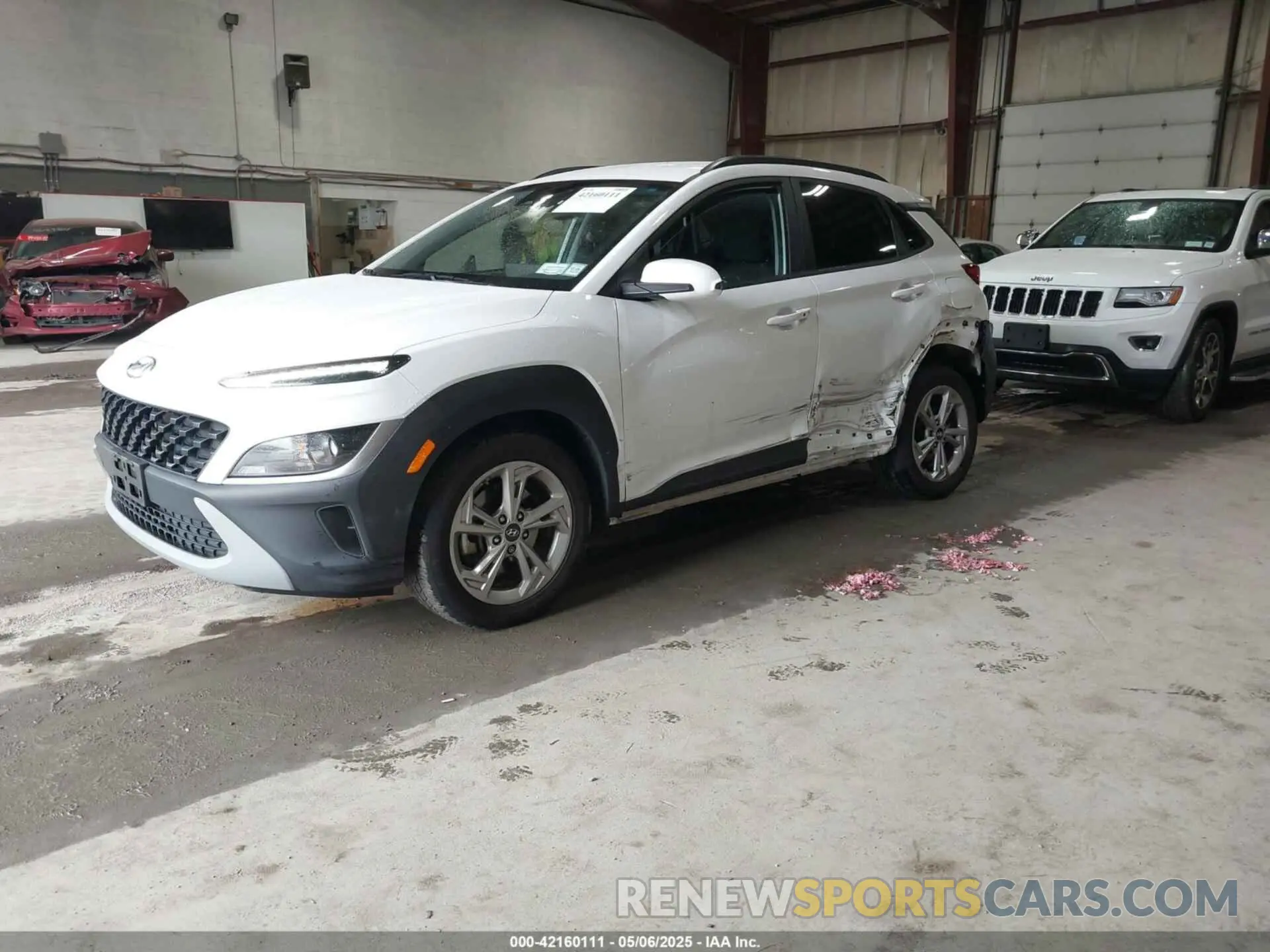 2 Photograph of a damaged car KM8K6CAB0PU954853 HYUNDAI KONA 2023