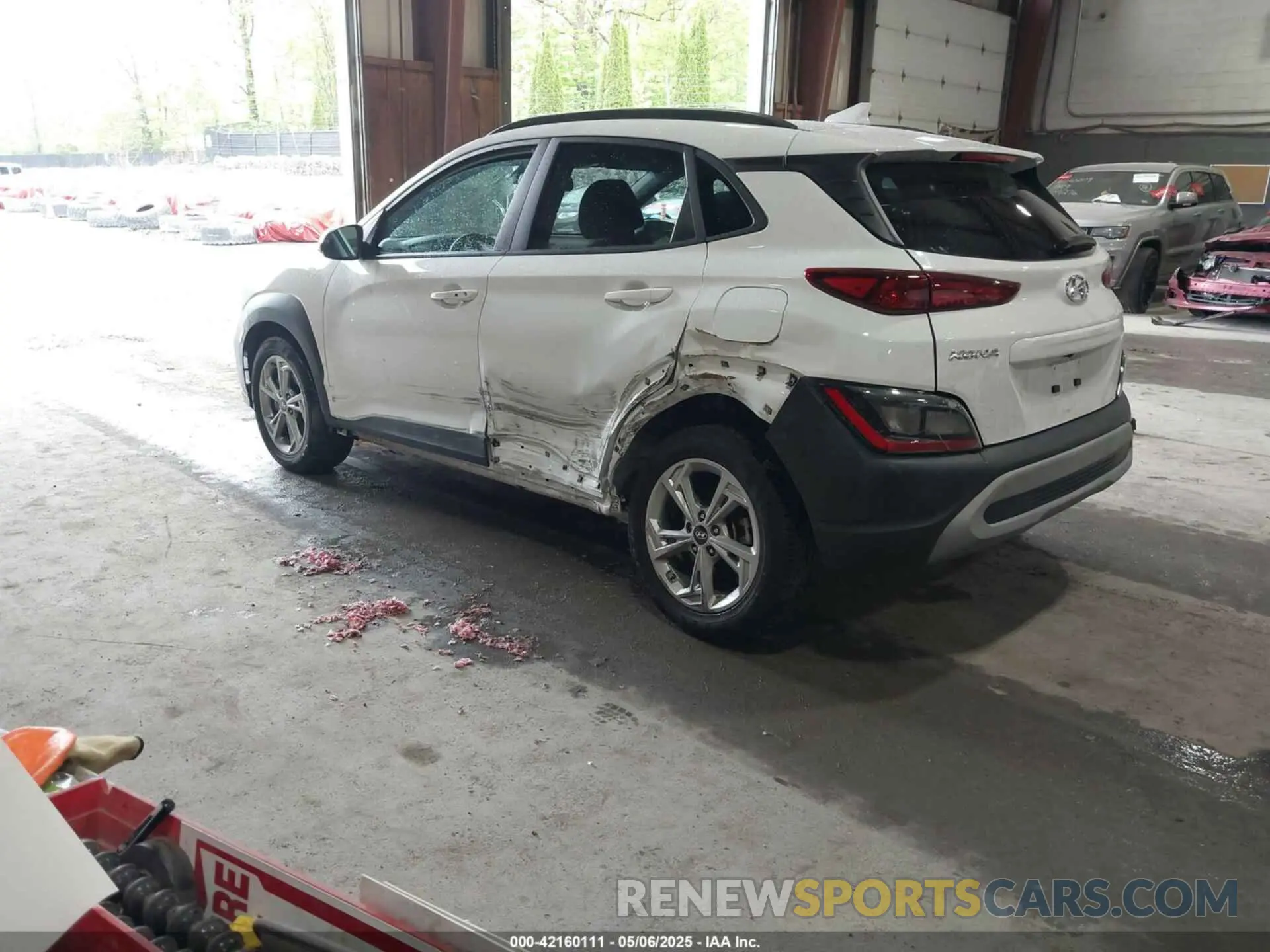 3 Photograph of a damaged car KM8K6CAB0PU954853 HYUNDAI KONA 2023