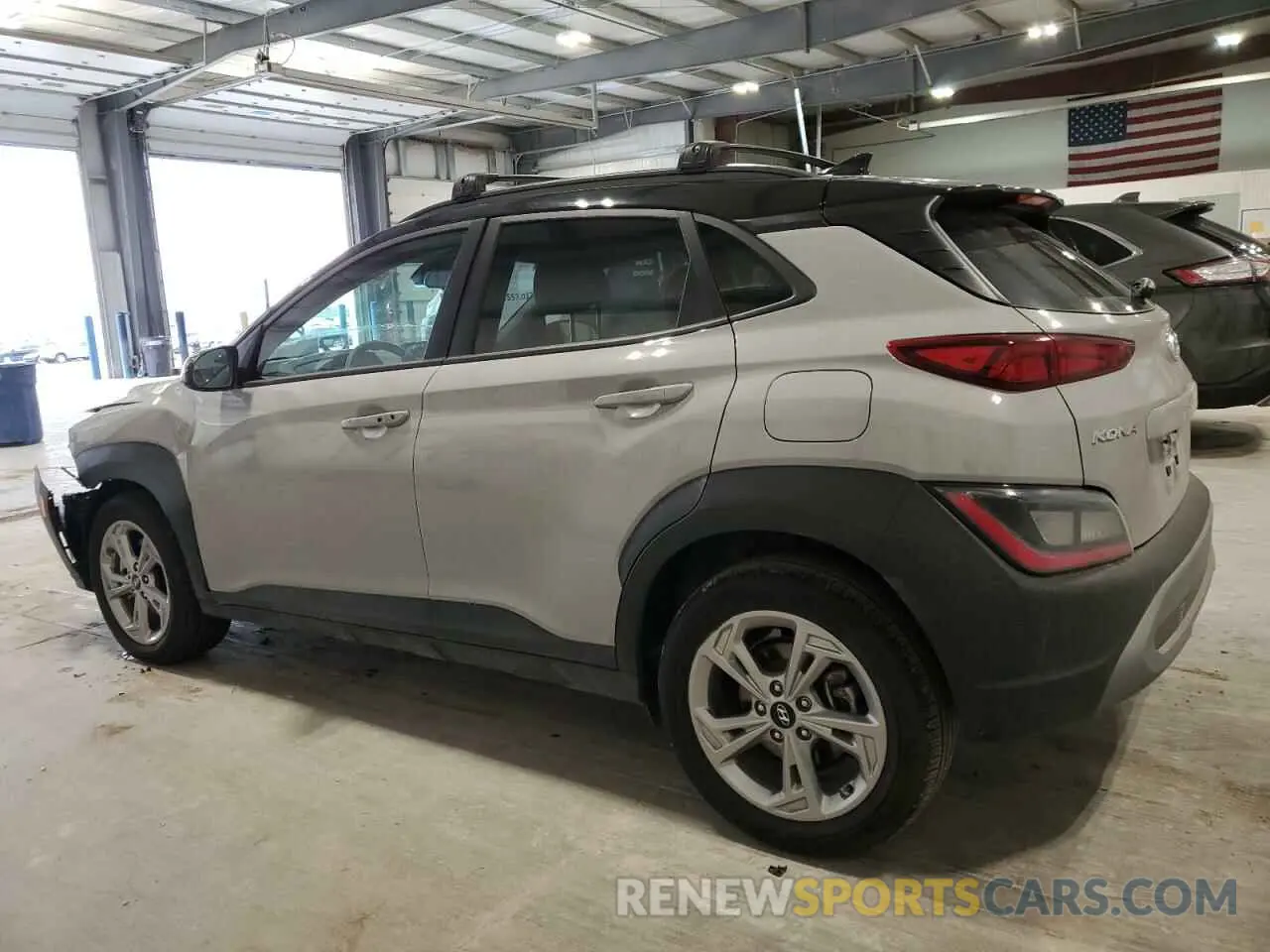 2 Photograph of a damaged car KM8K6CAB0PU963147 HYUNDAI KONA 2023