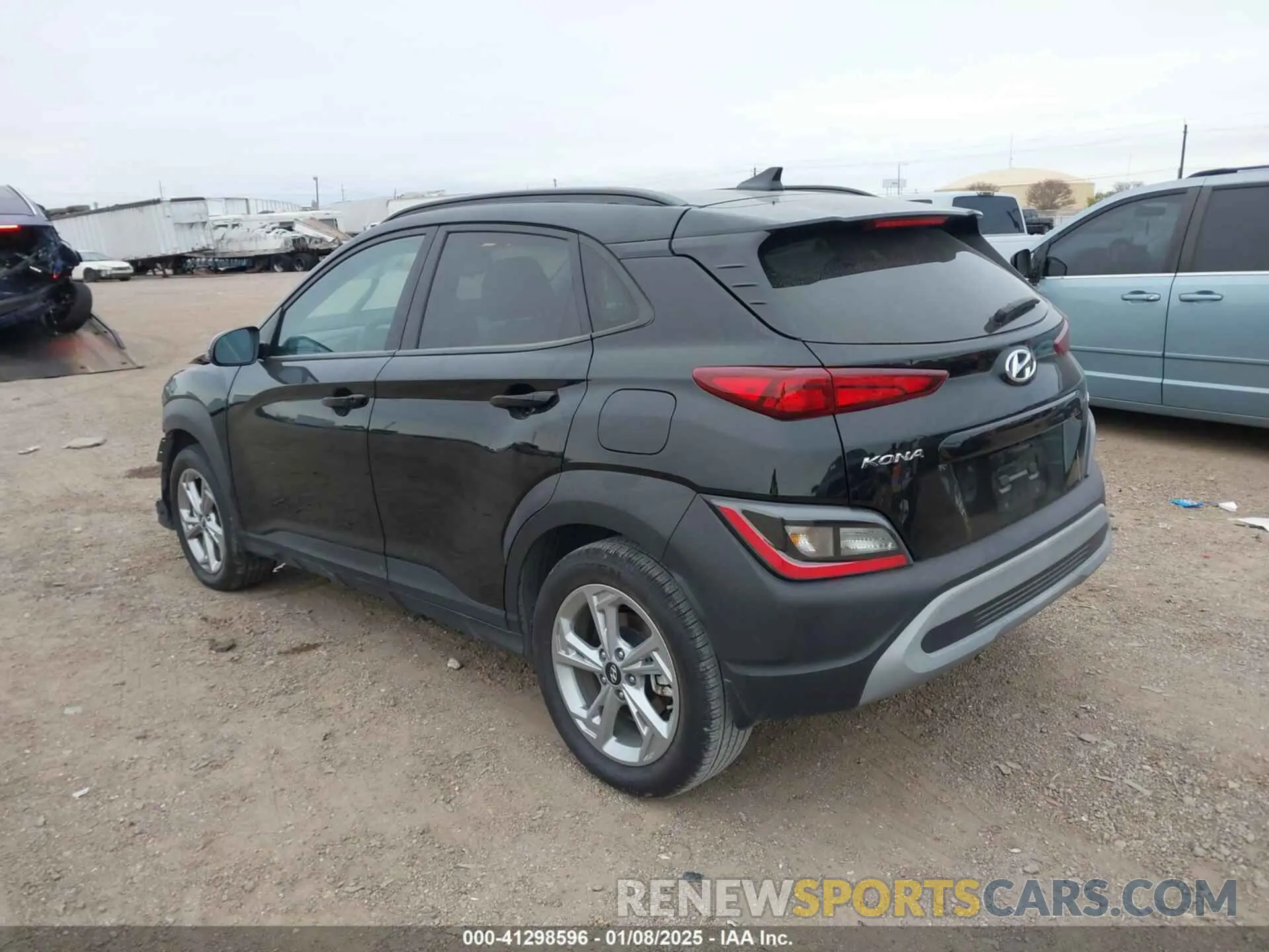 3 Photograph of a damaged car KM8K6CAB1PU045312 HYUNDAI KONA 2023