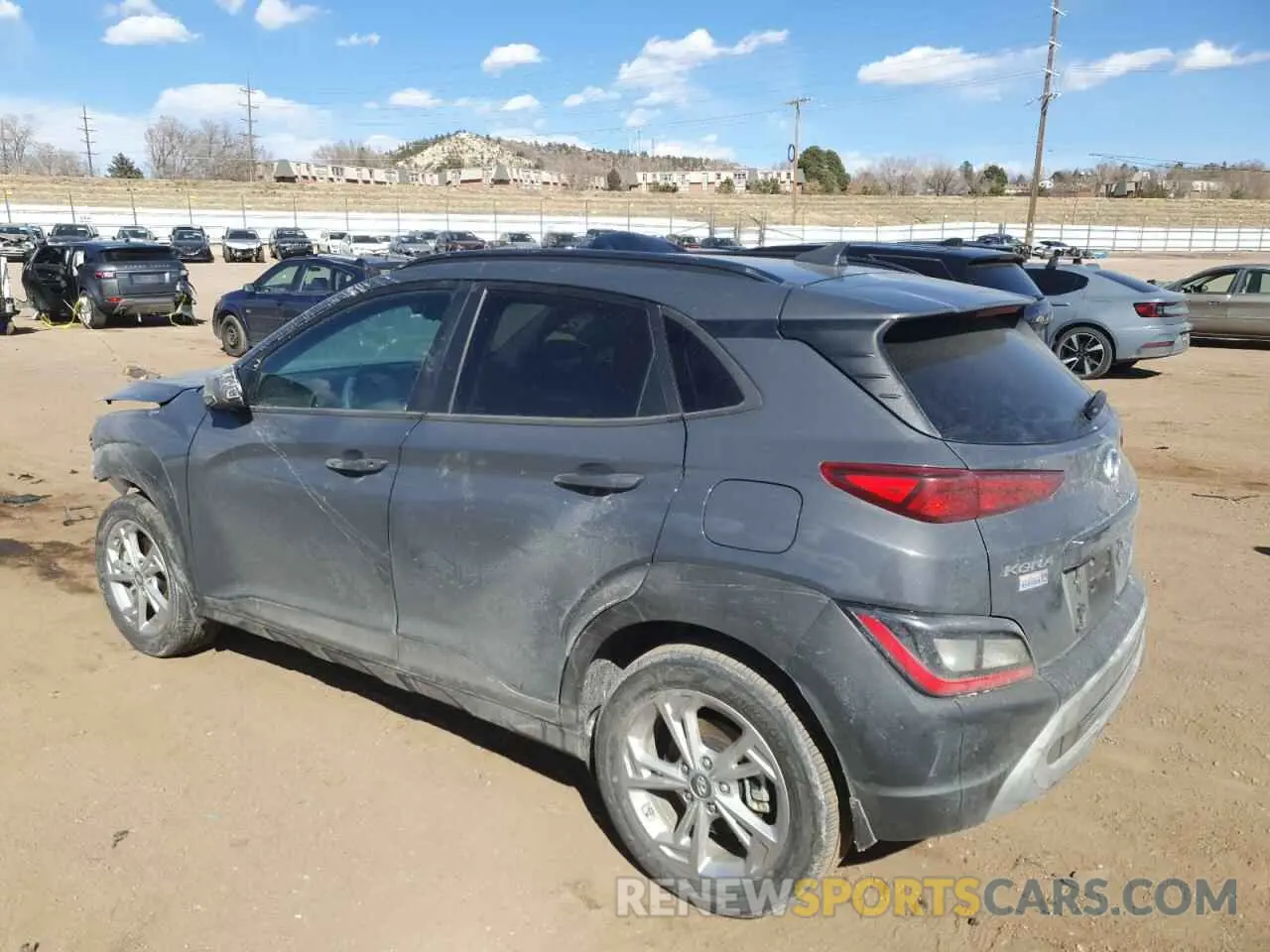 2 Photograph of a damaged car KM8K6CAB1PU059825 HYUNDAI KONA 2023