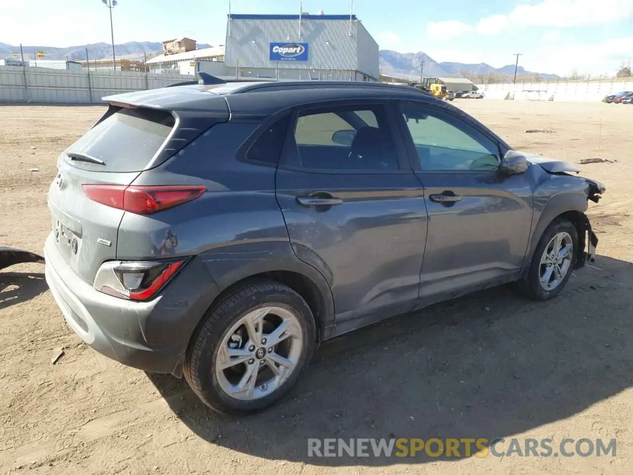 3 Photograph of a damaged car KM8K6CAB1PU059825 HYUNDAI KONA 2023
