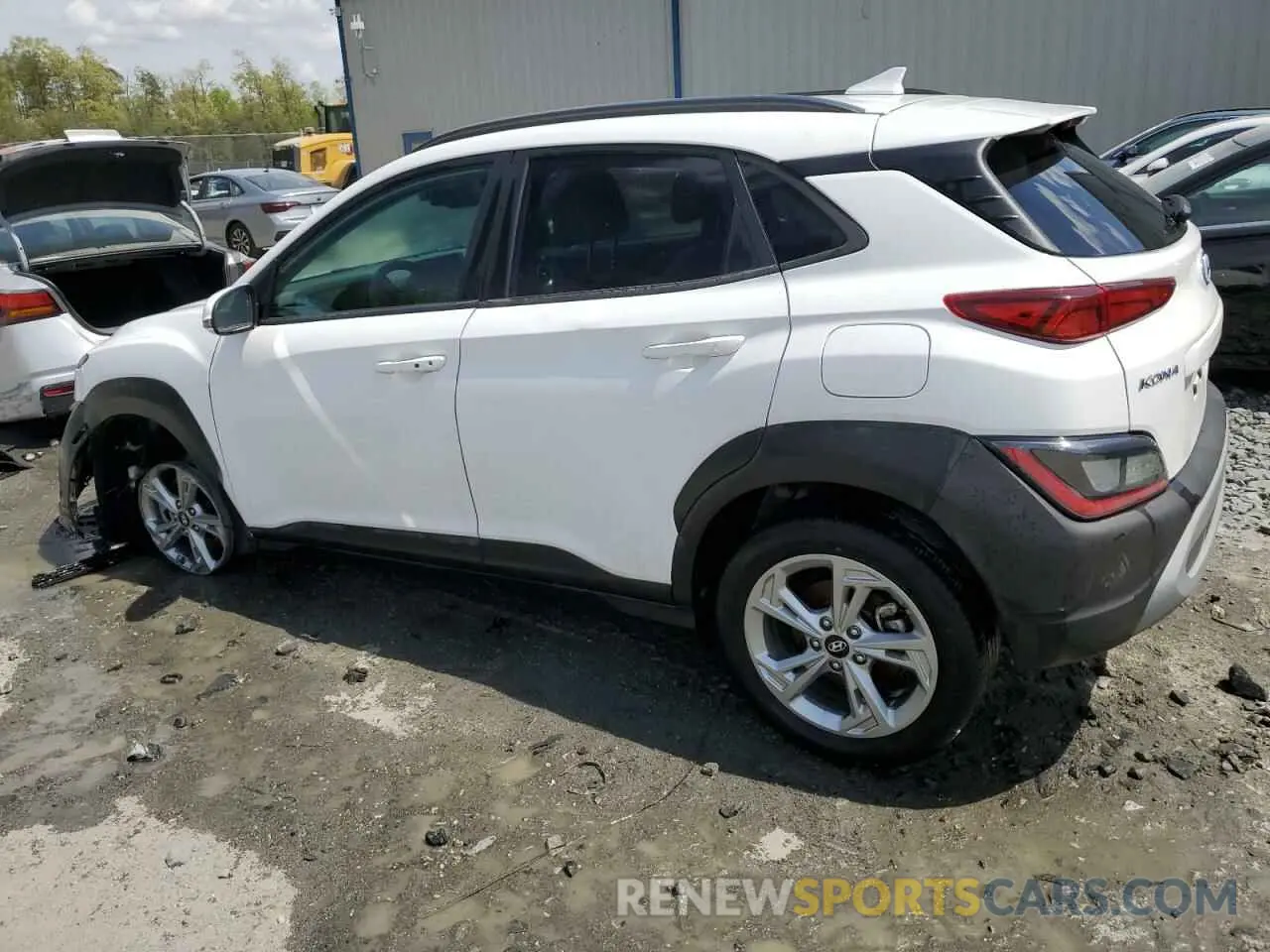 2 Photograph of a damaged car KM8K6CAB1PU977705 HYUNDAI KONA 2023