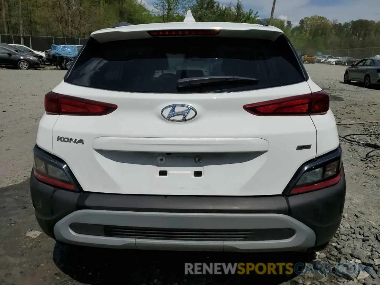 6 Photograph of a damaged car KM8K6CAB1PU977705 HYUNDAI KONA 2023