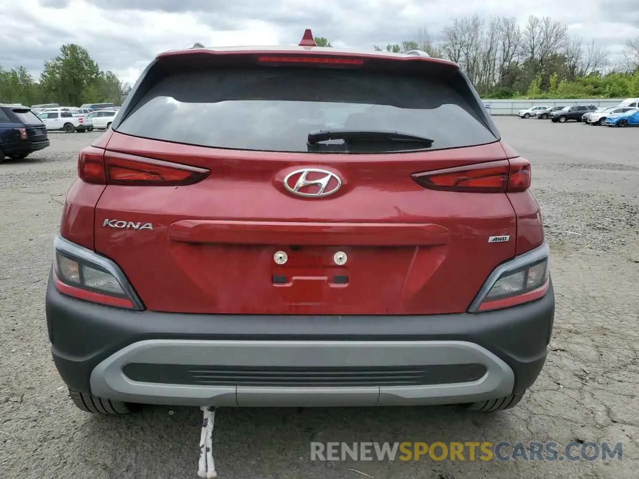 6 Photograph of a damaged car KM8K6CAB2PU060045 HYUNDAI KONA 2023