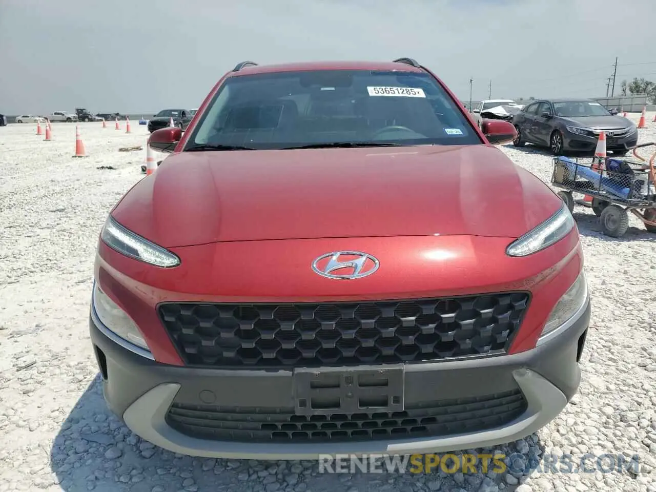 5 Photograph of a damaged car KM8K6CAB2PU933437 HYUNDAI KONA 2023