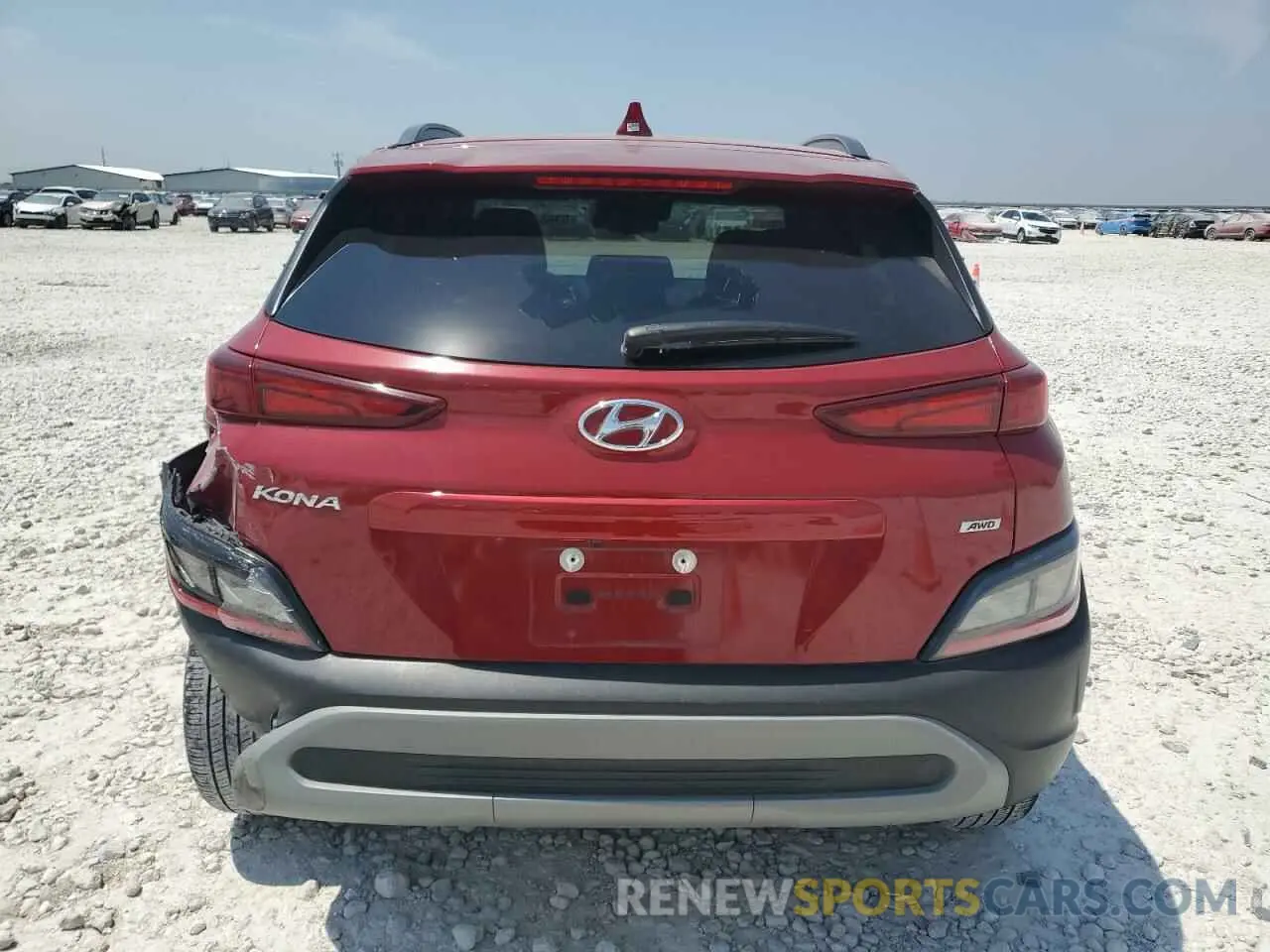 6 Photograph of a damaged car KM8K6CAB2PU933437 HYUNDAI KONA 2023