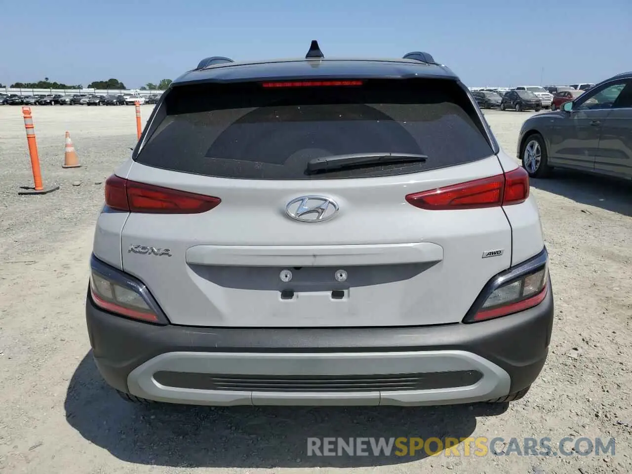 6 Photograph of a damaged car KM8K6CAB3PU004017 HYUNDAI KONA 2023