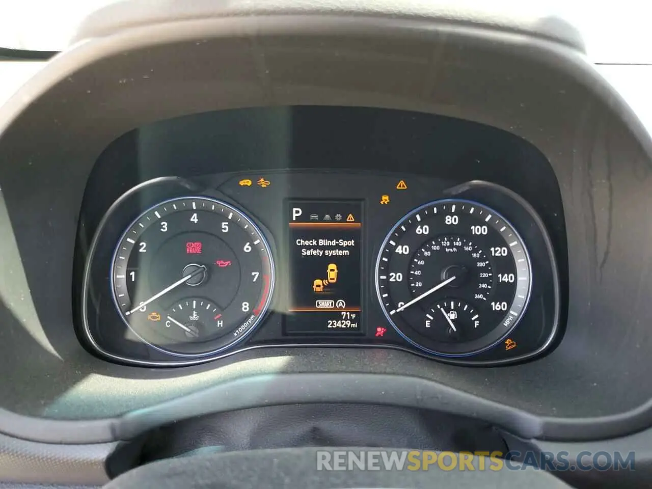 9 Photograph of a damaged car KM8K6CAB3PU004017 HYUNDAI KONA 2023