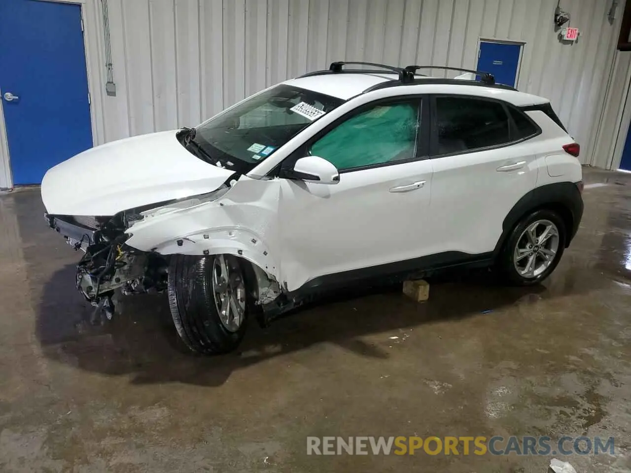1 Photograph of a damaged car KM8K6CAB3PU055128 HYUNDAI KONA 2023