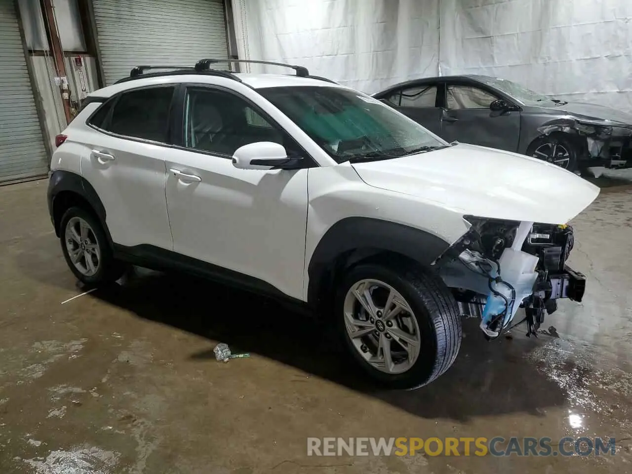 4 Photograph of a damaged car KM8K6CAB3PU055128 HYUNDAI KONA 2023