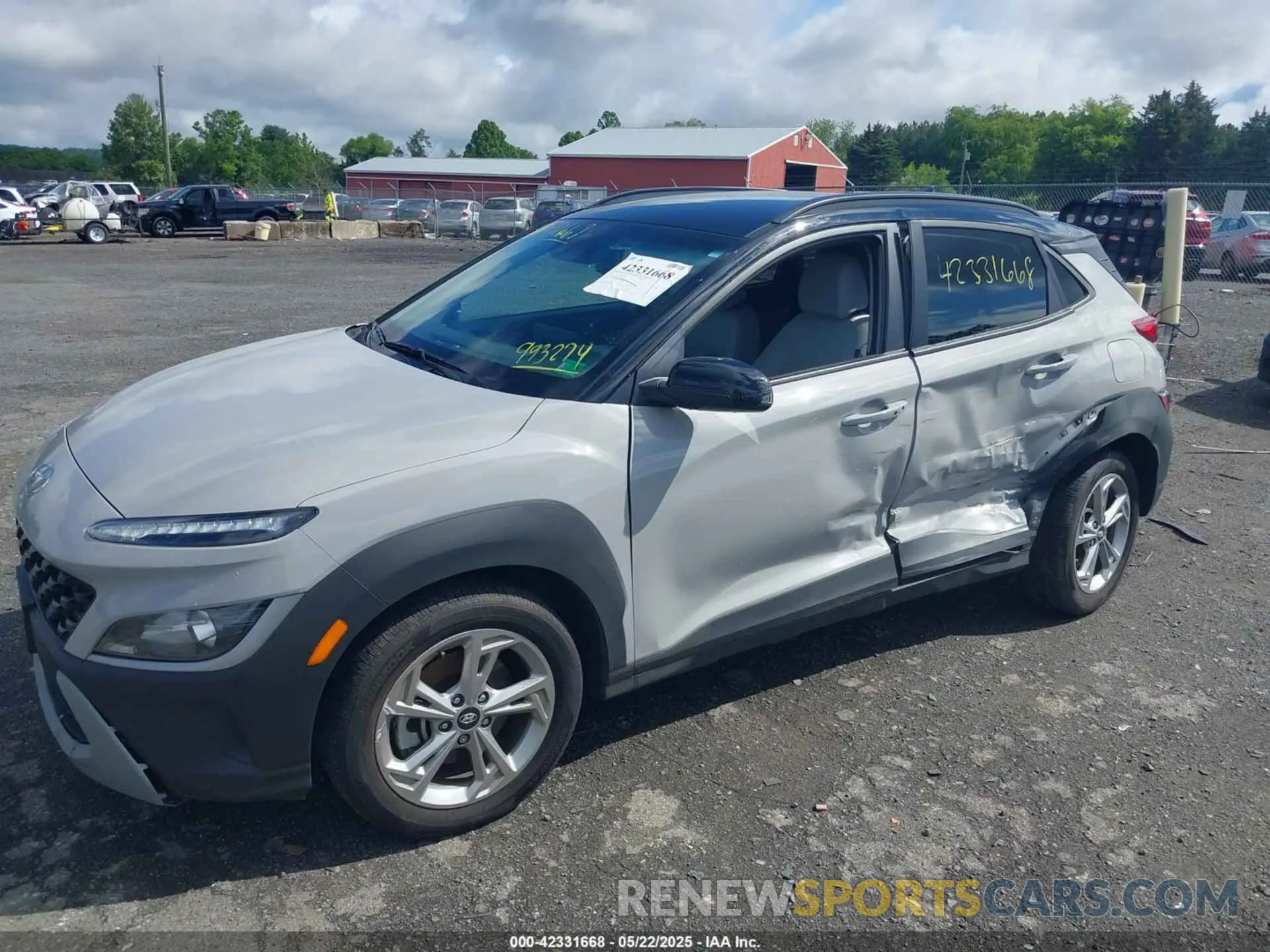 6 Photograph of a damaged car KM8K6CAB3PU993274 HYUNDAI KONA 2023