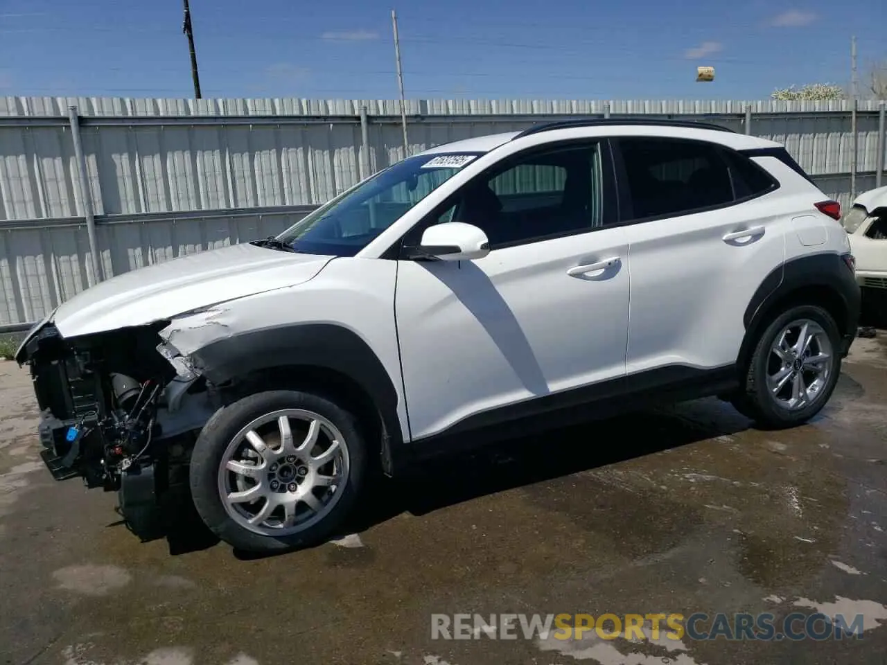 1 Photograph of a damaged car KM8K6CAB3PU997406 HYUNDAI KONA 2023