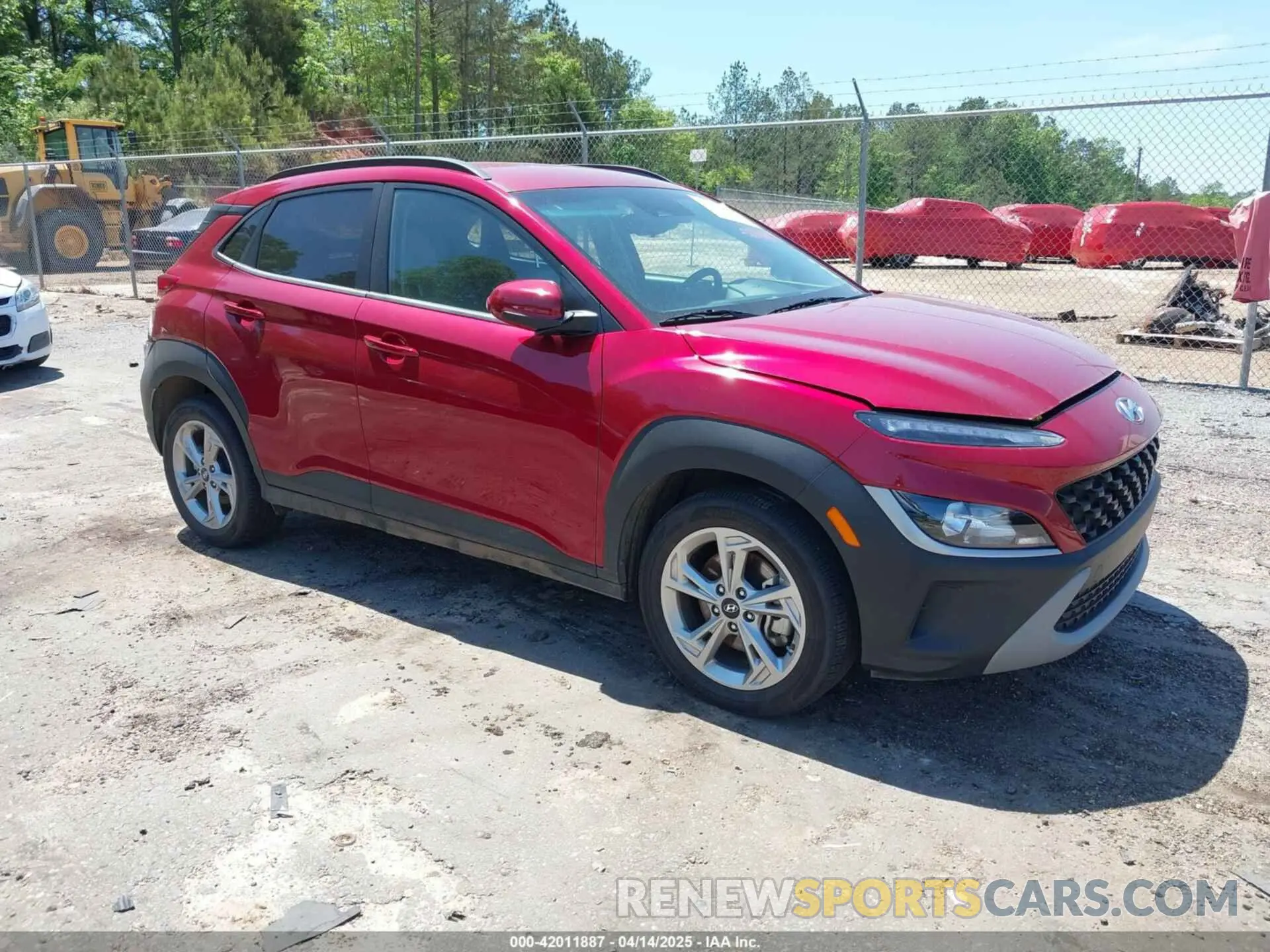 1 Photograph of a damaged car KM8K6CAB4PU055901 HYUNDAI KONA 2023