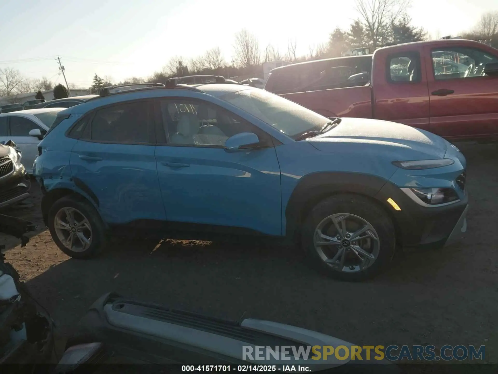 14 Photograph of a damaged car KM8K6CAB4PU984549 HYUNDAI KONA 2023