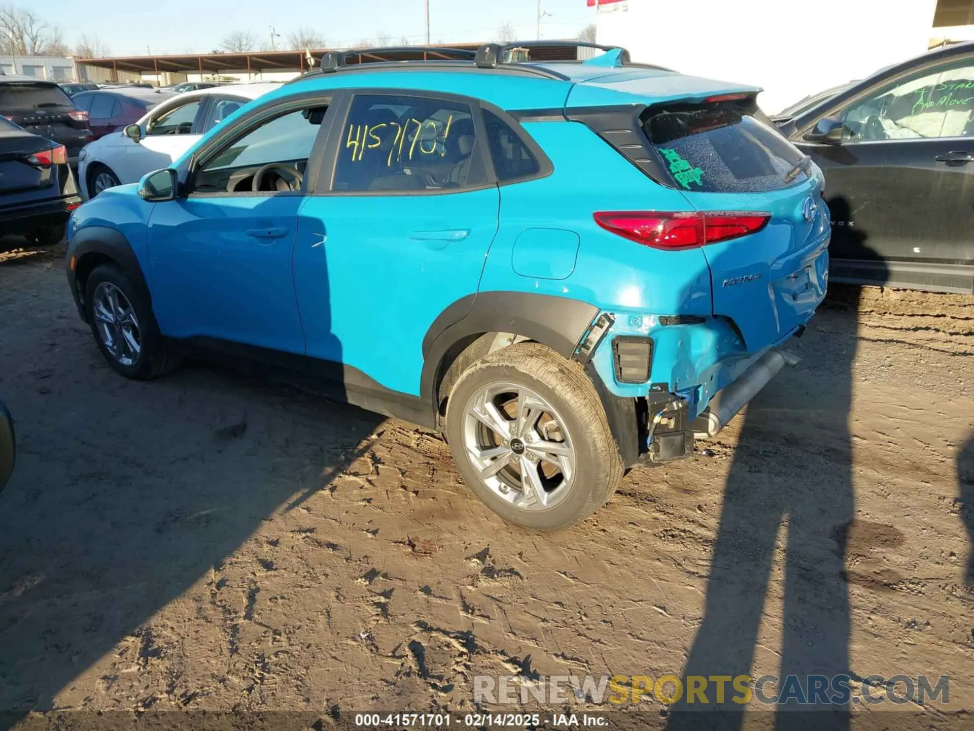 3 Photograph of a damaged car KM8K6CAB4PU984549 HYUNDAI KONA 2023