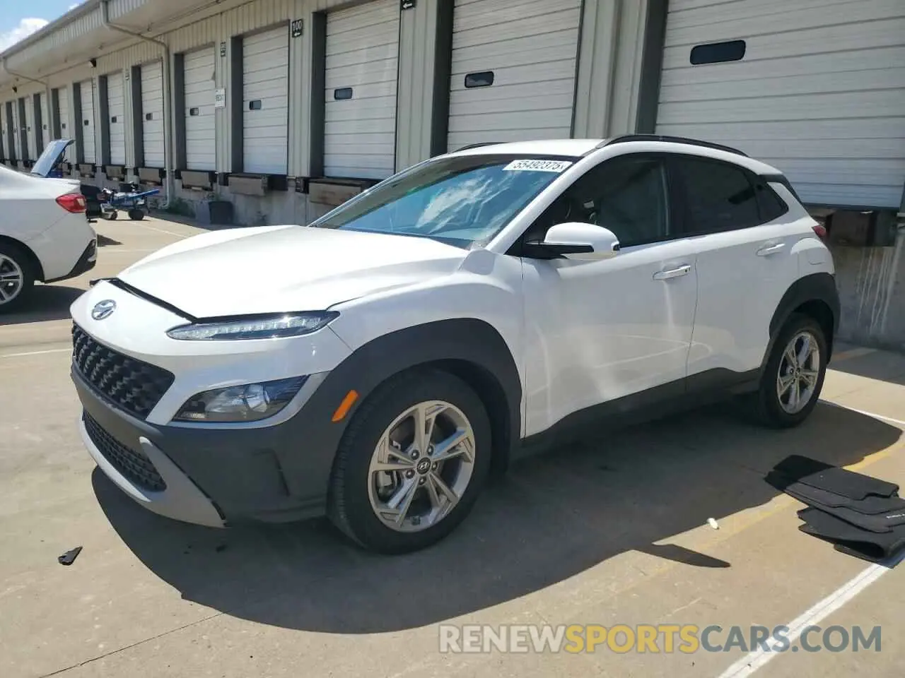 1 Photograph of a damaged car KM8K6CAB5PU063182 HYUNDAI KONA 2023