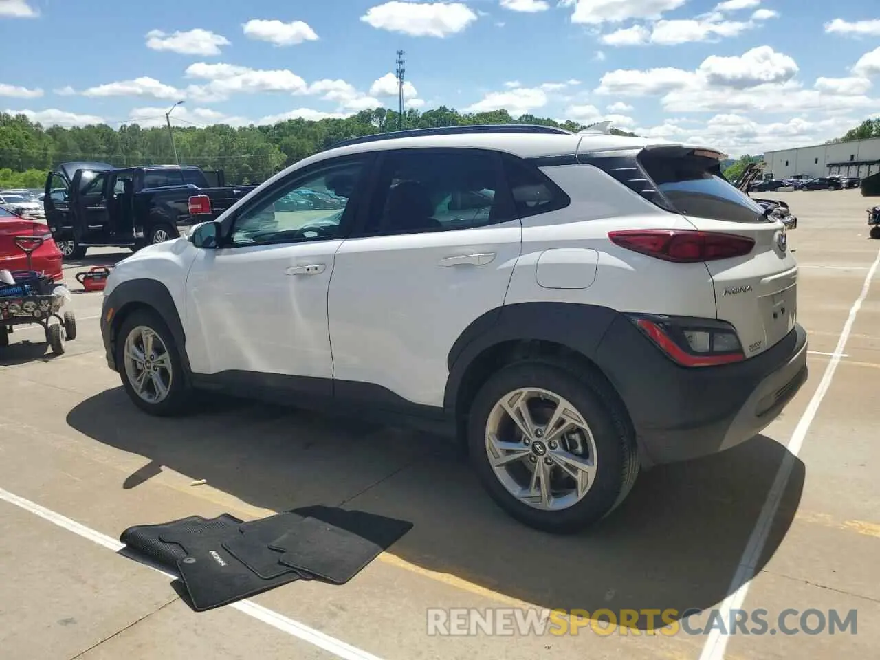 2 Photograph of a damaged car KM8K6CAB5PU063182 HYUNDAI KONA 2023