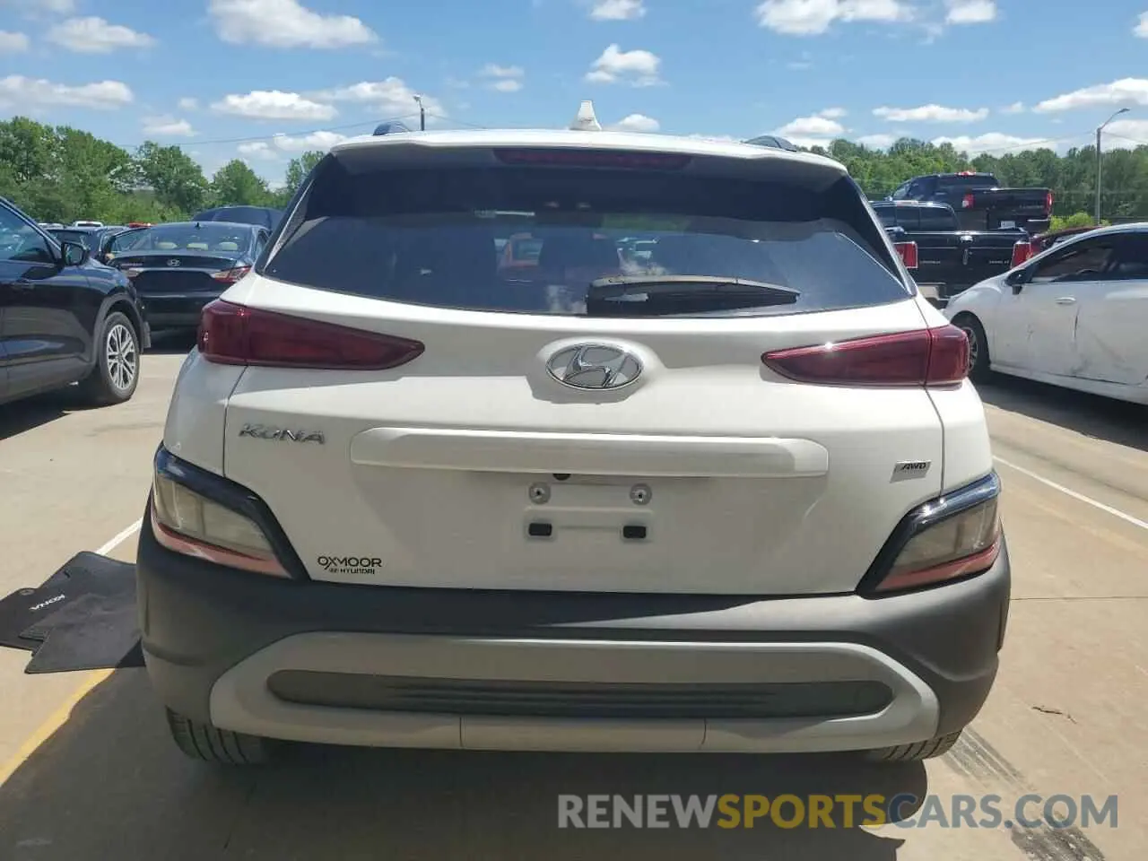 6 Photograph of a damaged car KM8K6CAB5PU063182 HYUNDAI KONA 2023