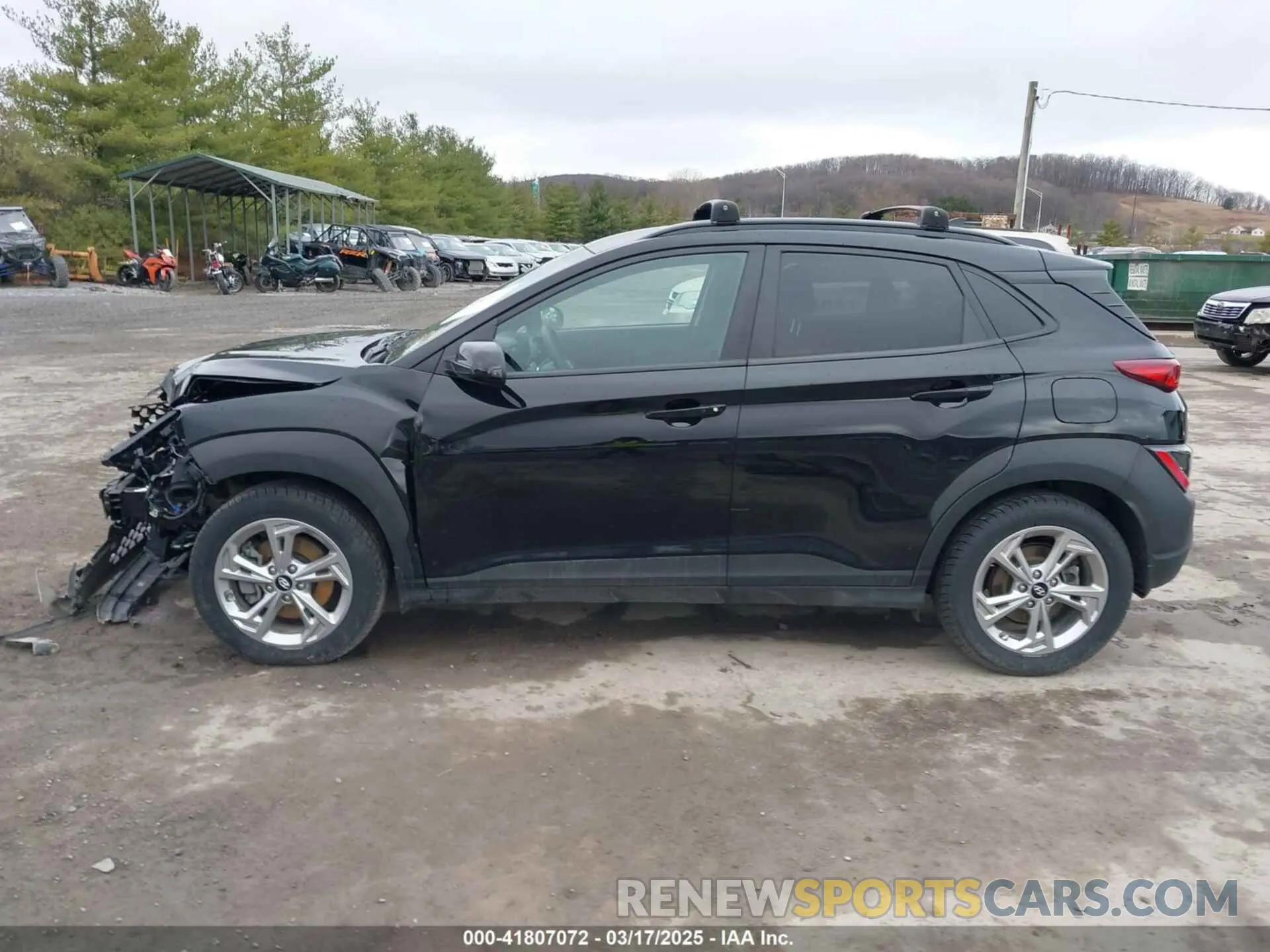 15 Photograph of a damaged car KM8K6CAB5PU941273 HYUNDAI KONA 2023