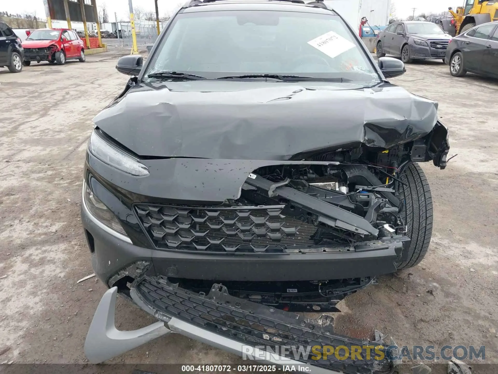 6 Photograph of a damaged car KM8K6CAB5PU941273 HYUNDAI KONA 2023
