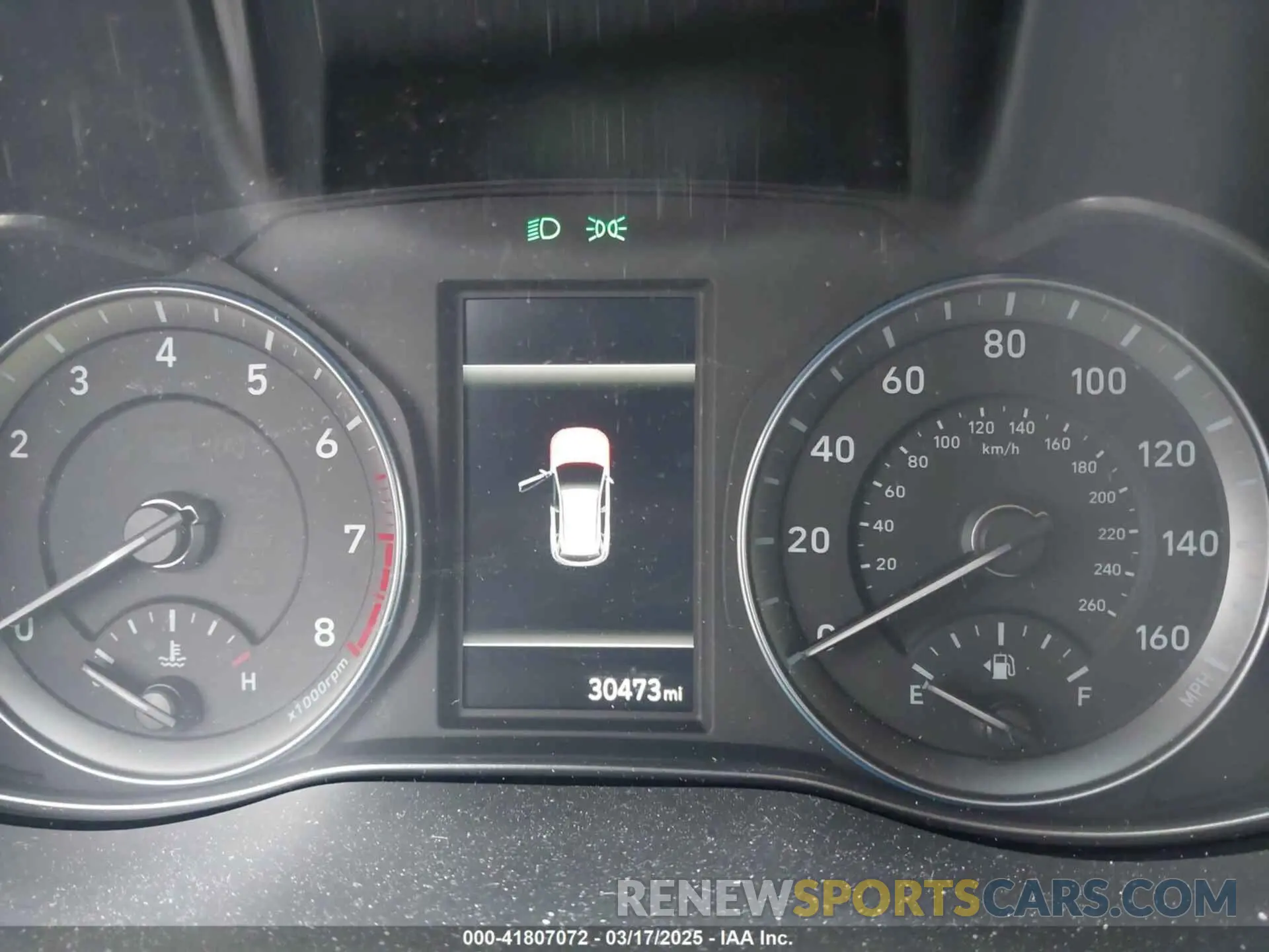 7 Photograph of a damaged car KM8K6CAB5PU941273 HYUNDAI KONA 2023