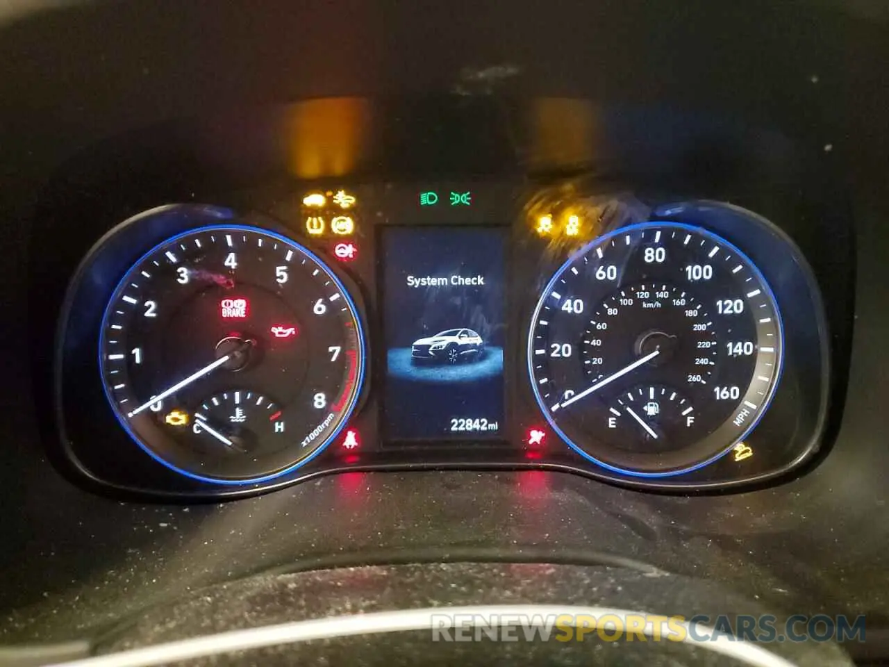 9 Photograph of a damaged car KM8K6CAB6PU983807 HYUNDAI KONA 2023