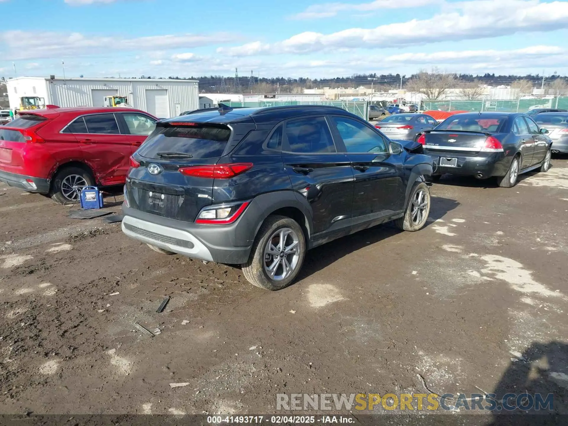 4 Photograph of a damaged car KM8K6CAB8PU041614 HYUNDAI KONA 2023