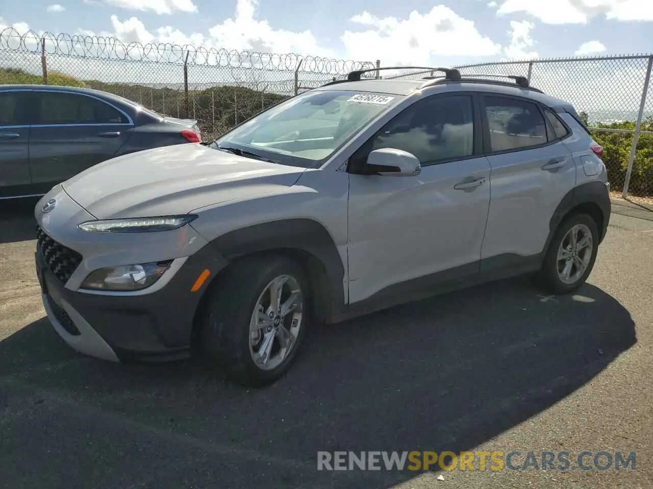 1 Photograph of a damaged car KM8K6CAB8PU041726 HYUNDAI KONA 2023