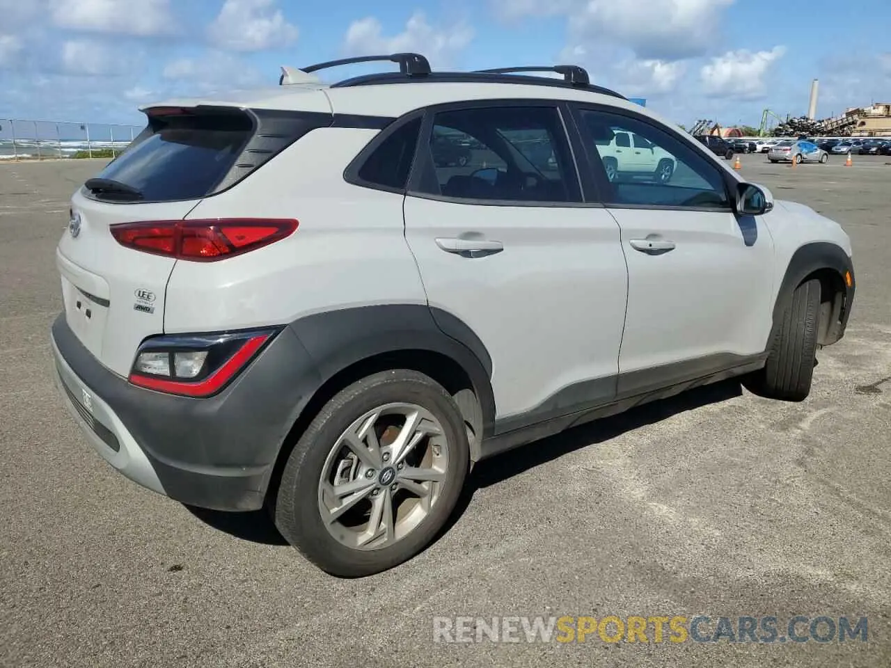 3 Photograph of a damaged car KM8K6CAB8PU041726 HYUNDAI KONA 2023