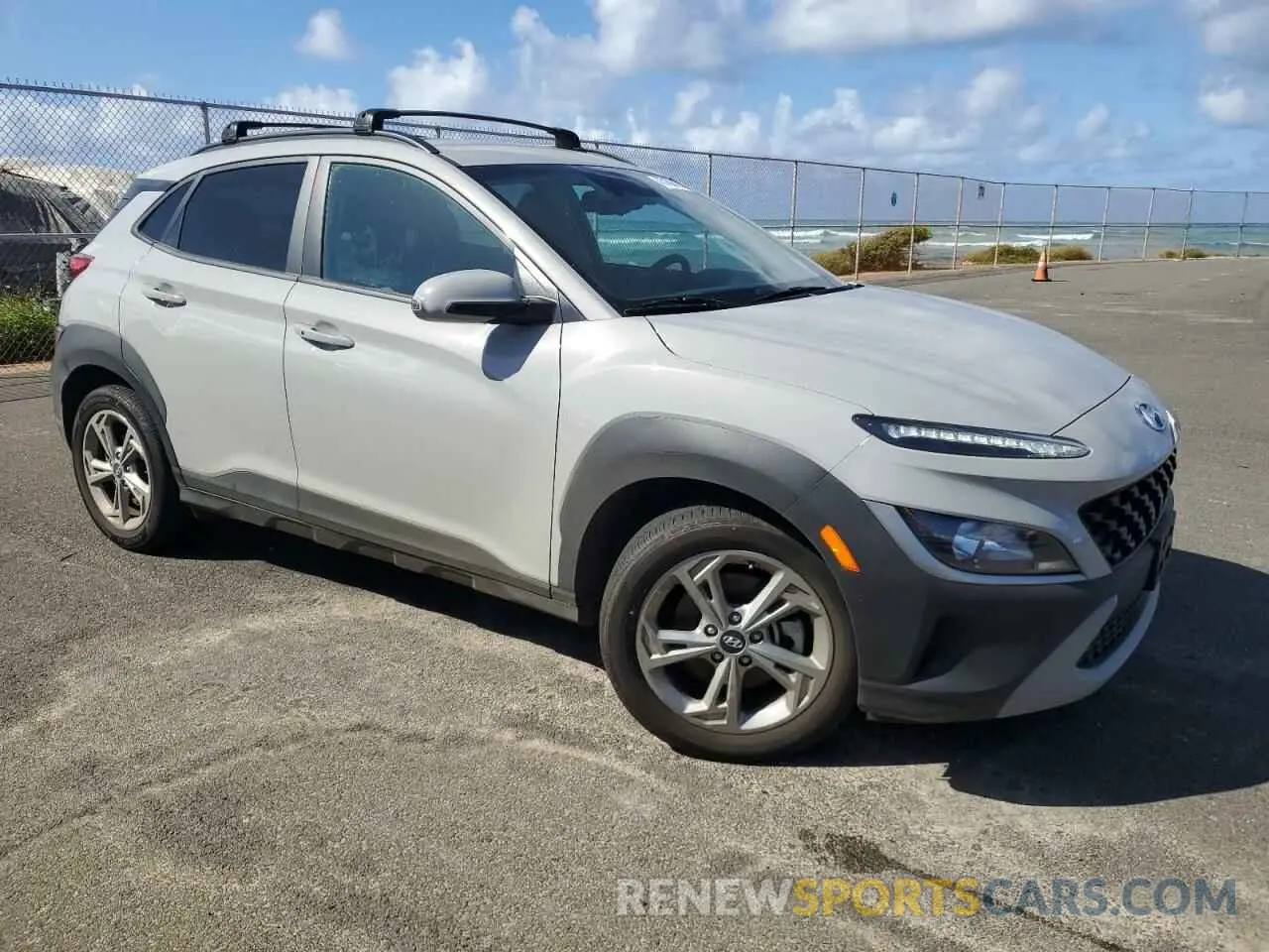 4 Photograph of a damaged car KM8K6CAB8PU041726 HYUNDAI KONA 2023
