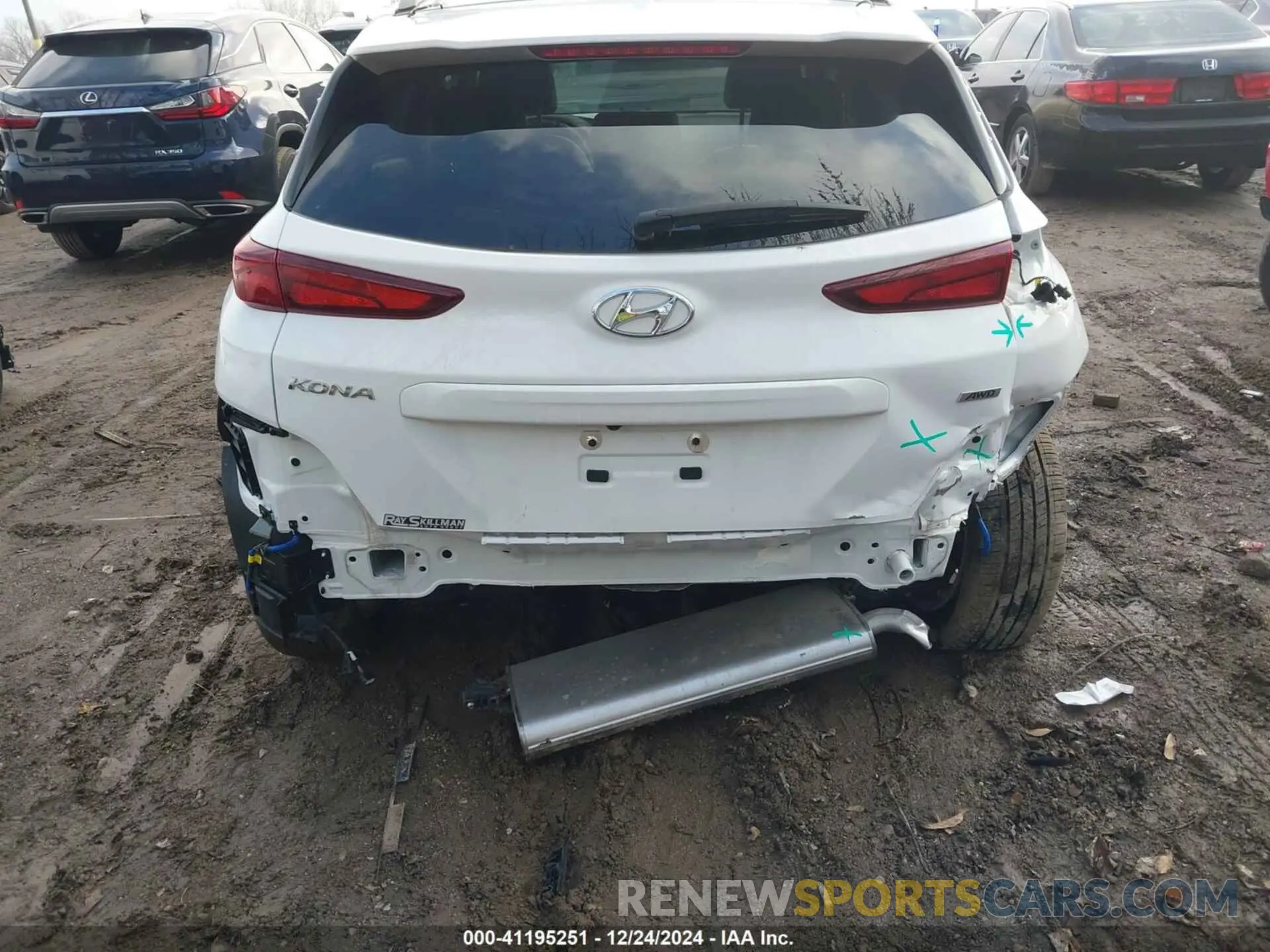 6 Photograph of a damaged car KM8K6CAB8PU051656 HYUNDAI KONA 2023