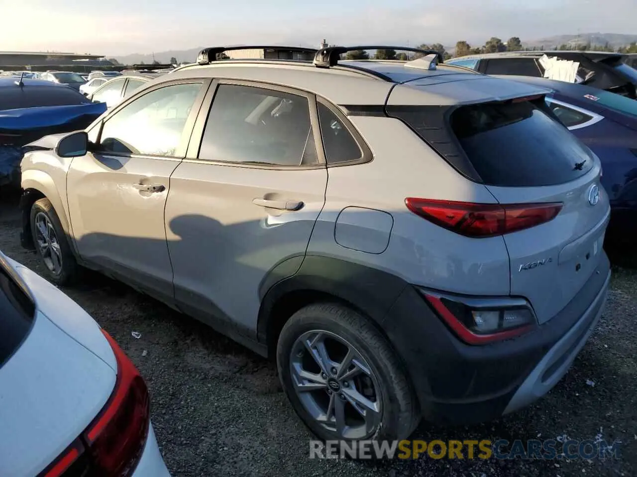 2 Photograph of a damaged car KM8K6CAB8PU946936 HYUNDAI KONA 2023