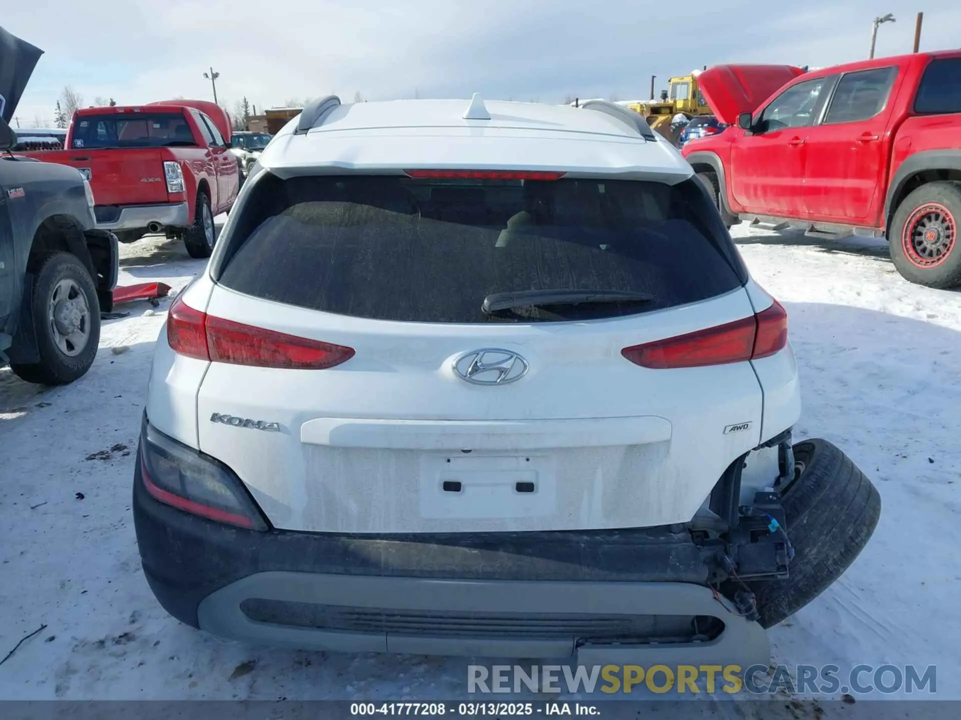 17 Photograph of a damaged car KM8K6CAB8PU981606 HYUNDAI KONA 2023