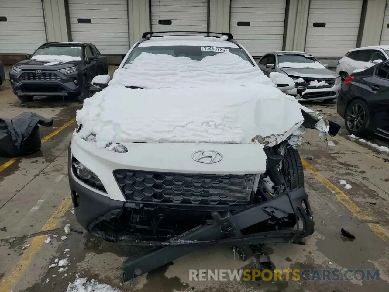 5 Photograph of a damaged car KM8K6CAB9PU051407 HYUNDAI KONA 2023