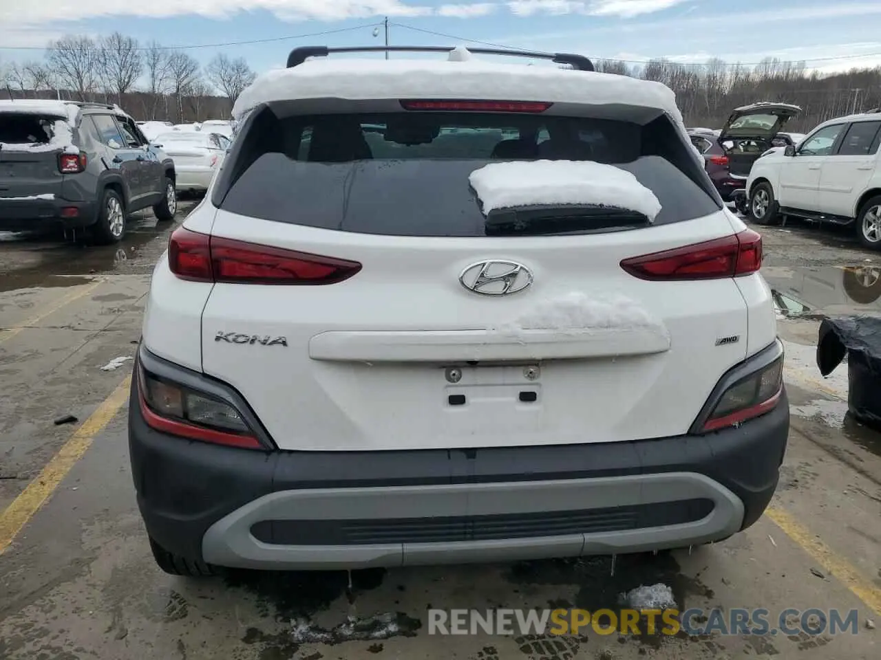 6 Photograph of a damaged car KM8K6CAB9PU051407 HYUNDAI KONA 2023