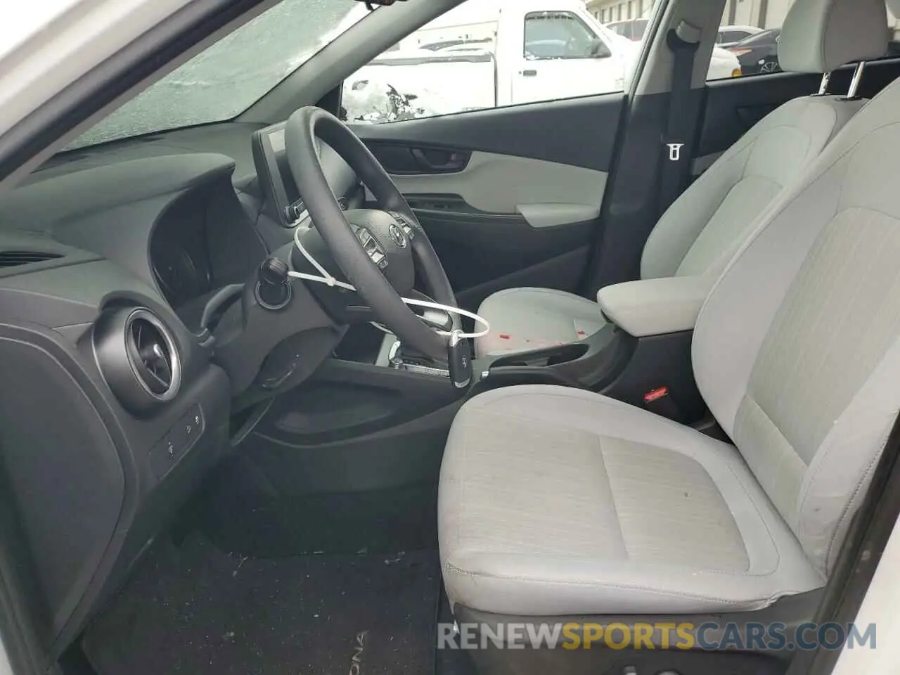 7 Photograph of a damaged car KM8K6CAB9PU051407 HYUNDAI KONA 2023