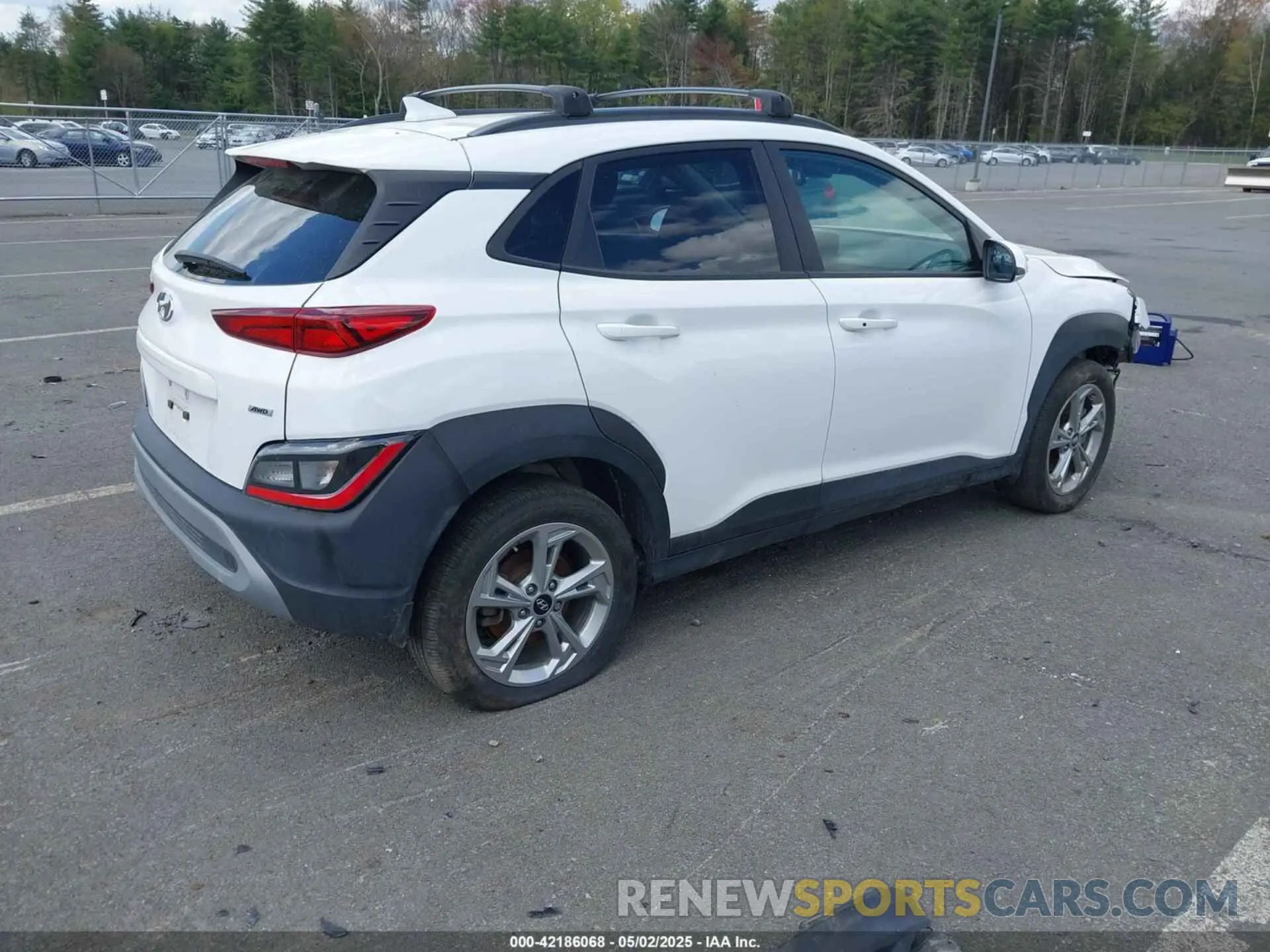 4 Photograph of a damaged car KM8K6CAB9PU054291 HYUNDAI KONA 2023